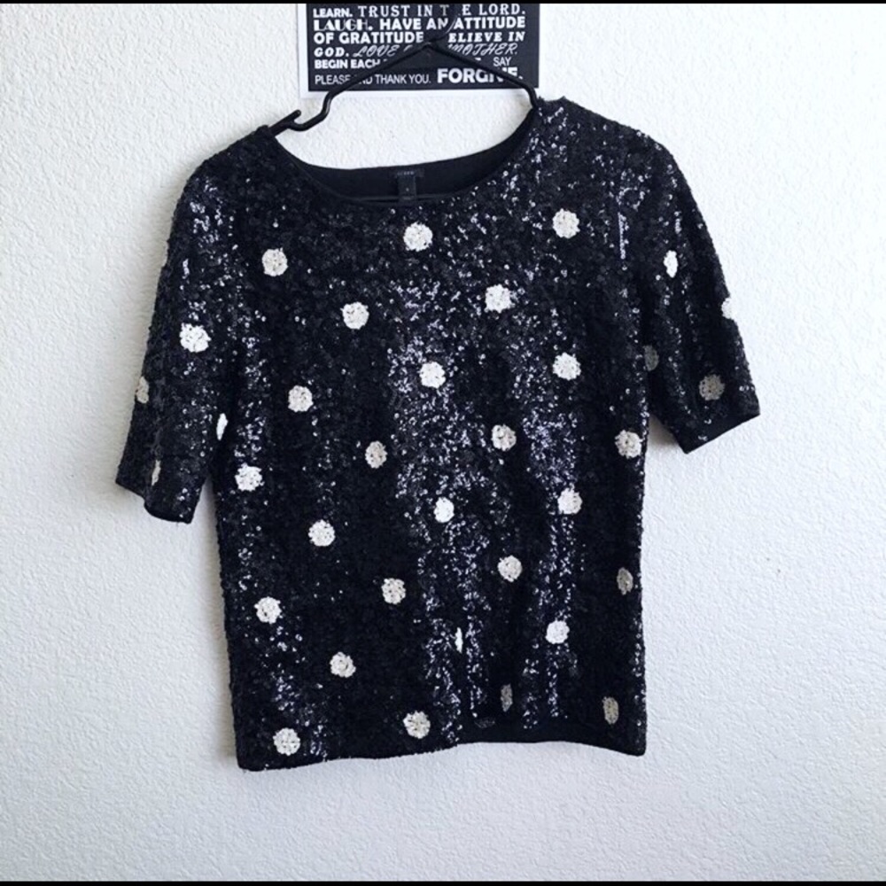 J. Crew Polka Dot Top